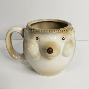 3D Hedgehog Coffee Tea Mug Large 20 oz Gibson Home Ceramic Figural Mug